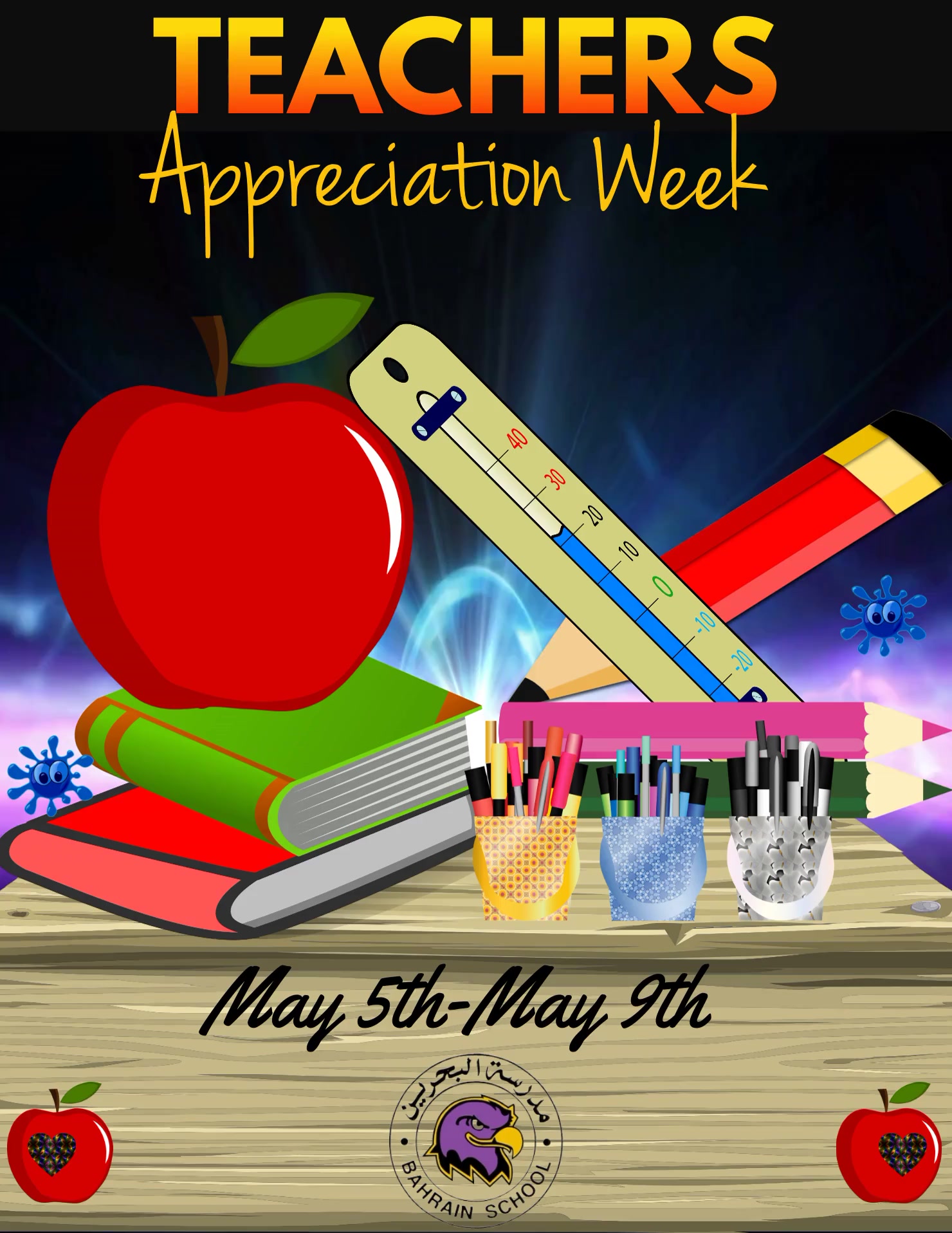 Teachers appreciation week flyer. 